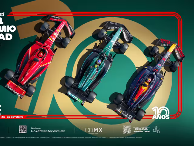 Así luce uno de los posters para el GP México 2025