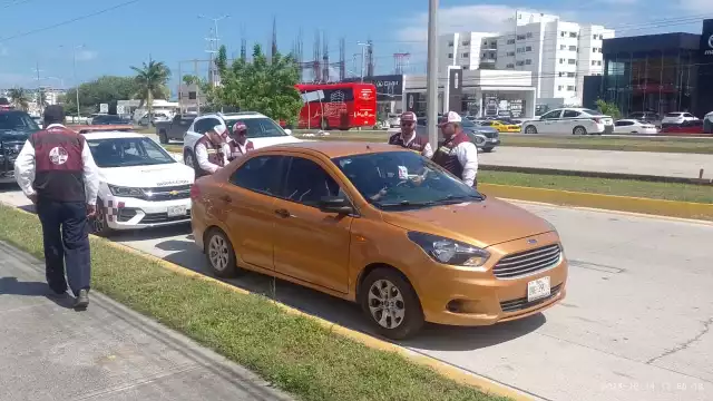 Inmoveqroo continua con los operativos contra conductores de plataformas en Cancún