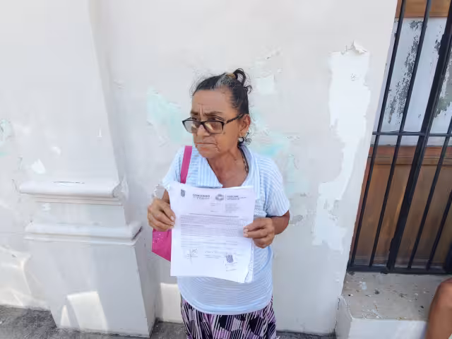 Doña María Jesús Delgado Heredia, adulta mayor, fue víctima de robo en un cajero automático el pasado 2 de junio.