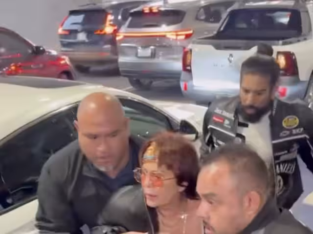 Alejandra se ve en estado inconveniente a su llegada a la CDMX