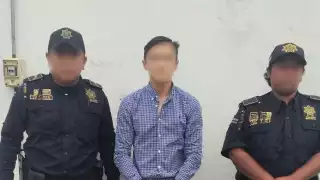 Tras  pleito familiar en Mérida detienen a presunto agresor y aseguran réplica de pistola de balines 