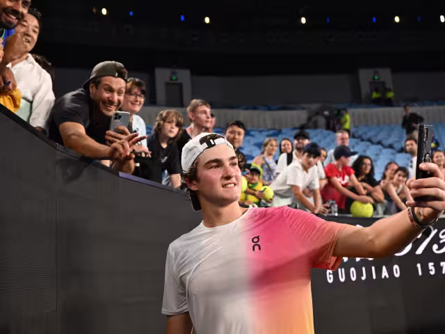 El joven tenis de 18 años