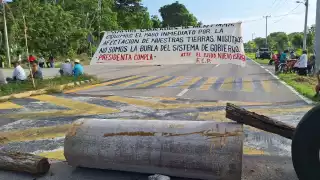 Los manifestantes exigen que por lo que aseguraron de que el acuerdo debe ser mediante un escrito