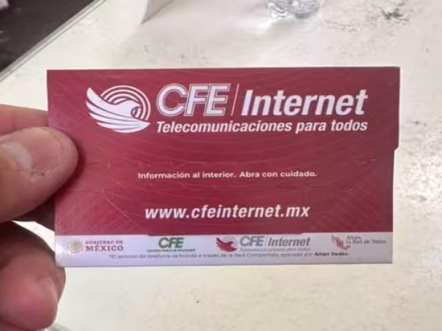 CFE comparte lista de lugares donde entrega chip con internet gratis
