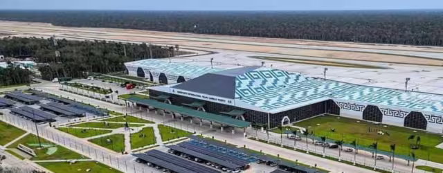 Así luce el Aeropuerto Internacional de Tulum