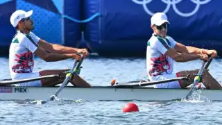Mexicanos en París 2024: Miguel Carballo y Alexis López, eliminados en Semifinales en Remo Doble
