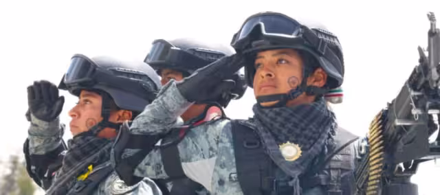 Elementos de la Guardia Nacional en México