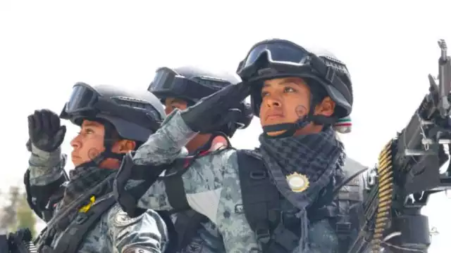 Elementos de la Guardia Nacional en México