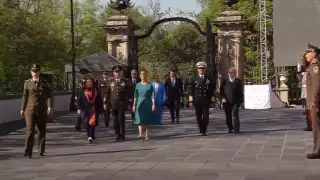 El evento conmemorativo se realiza en el Castillo de Chapultepec