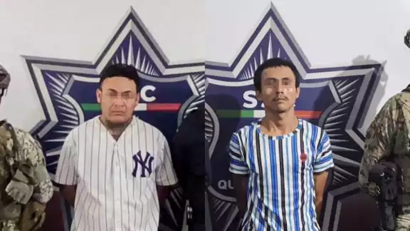 Los detenidos fueron identificados como Carlos Javier "N" y Víctor Manuel "N"