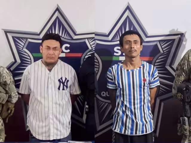 Los detenidos fueron identificados como Carlos Javier "N" y Víctor Manuel "N"