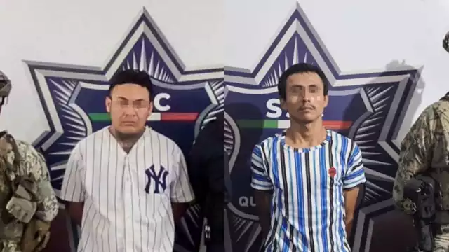 Los detenidos fueron identificados como Carlos Javier "N" y Víctor Manuel "N"