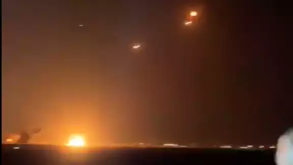 Múltiples videos muestran cómo se vio el ataque a Israel.