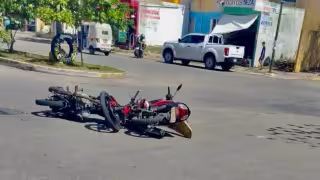 Dos motociclistas terminaron en el hospital tras encontronazo en Playa del Carmen