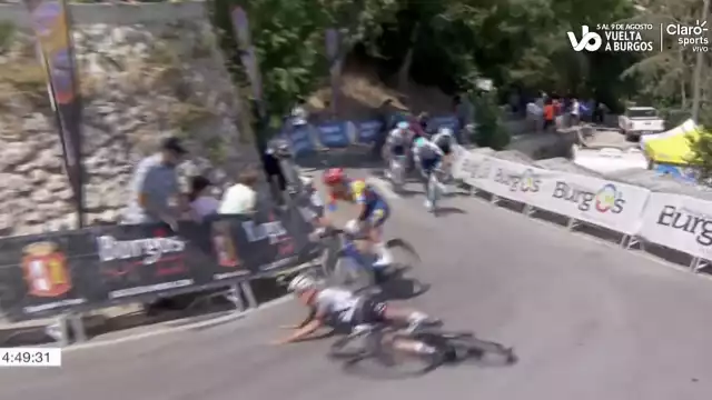 La calda se dio en plena vuelta