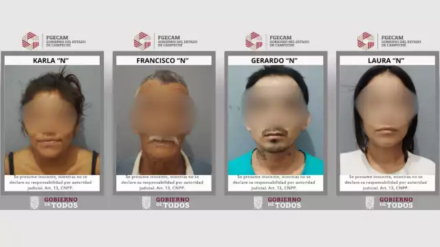 Vinculan a proceso a cuatro personas por narcomenudeo en Campeche