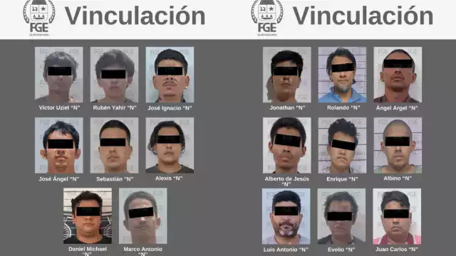 17 personas vinculadas a proceso por delitos contra la salud en Benito Juárez, Quintana Roo.