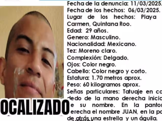 Se desactivó la ficha de búsqueda del joven de 29 años.