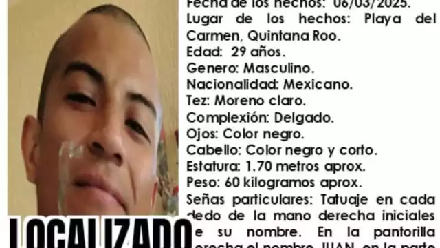 Se desactivó la ficha de búsqueda del joven de 29 años.
