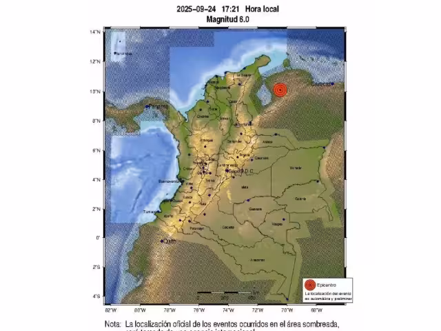 El sismo de Venezuela se siente hasta Colombia y autoridades analizan riesgos.