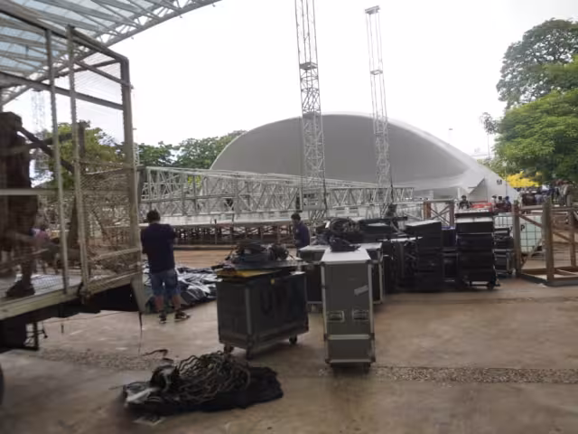 En la Concha Acústica de Campeche ya se preparan los detalles para la visita de la presidenta Claudia Sheinbaum este sábado 20 de septiembre.