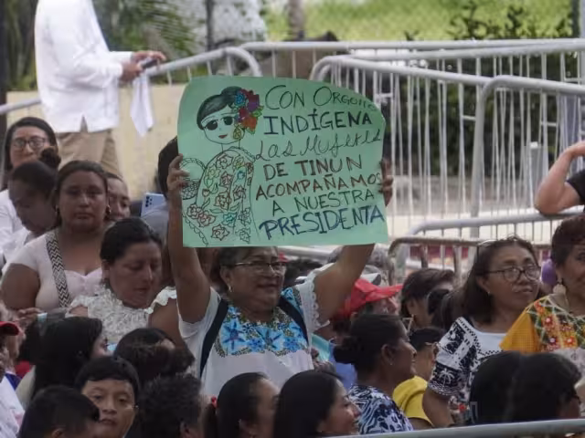 Los pueblos indígenas se hicieron presentes para agradecer el apoyo recibido este año