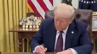 Trump firma orden ejecutiva para convertir a EU en líder mundial en criptomonedas 