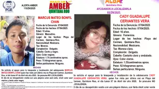 Desaparecen dos menores de edad y un adulto en Playa del Carmen; activan fichas de búsqueda