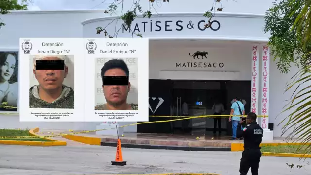 Trasladan a detenidos de intento de robo de joyería ante un juez de Playa del Carmen
