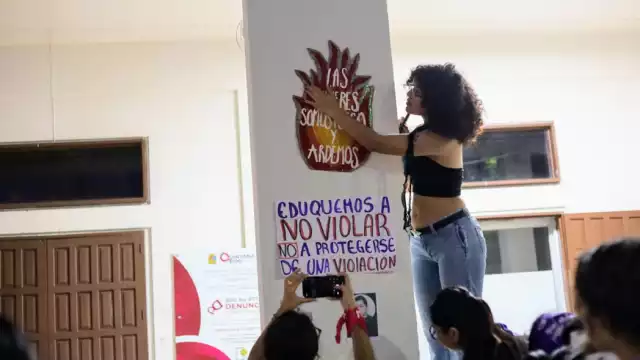 Marcha Marea Verde en Chetumal