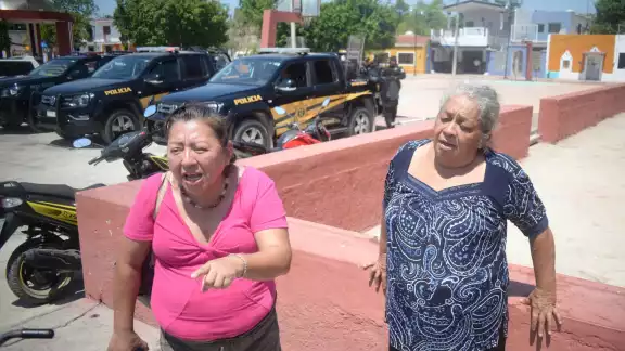 Los pobladores mostraron su molestia por el turismo electoral que fomentó la autoridad Los pobladores mostraron su molestia por el turismo electoral que fomentó la autoridad