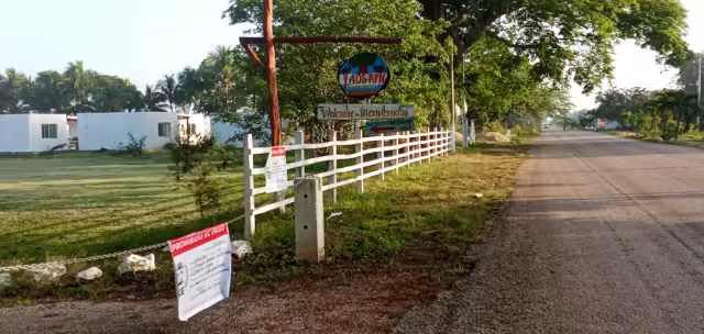 La FGE Quintana Roo colocó sellos al balneario y restaurante “Laos Kin” en Kantunilkín