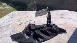 Vecinos de Hunucmá se alarman por altar de la Santa Muerte instalado en espacio público