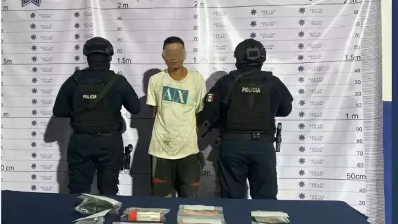 El detenido identificado como Zacarías “N” se intentó dar a la fuga previo al arresto El detenido identificado como Zacarías “N” se intentó dar a la fuga previo al arresto