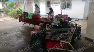 En el centro de acopio del DIF de la región 94 familias comenzaron a dejar alimentos y otros productos