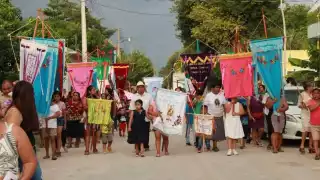 Tankuché celebra con fervor a la Virgen del Carmen y su ancestral atole de pepita