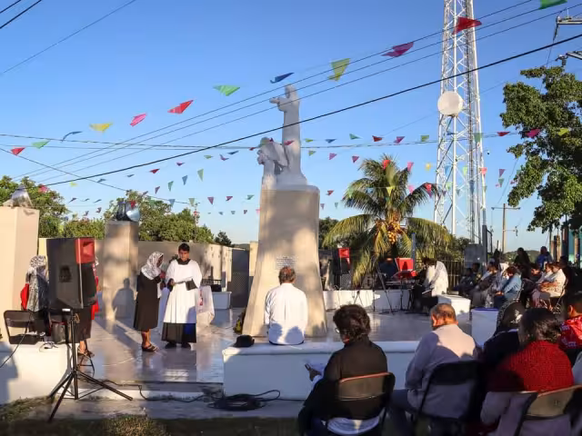 La estatua del Cristo Rey de Seybaplaya cumple 79 años y representa un símbolo de fe y legado histórico para la comunidad católica