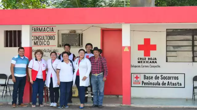 La base de socorro de la Cruz Roja en la Península de Atasta cerró en 2020 por falta de apoyo gubernamental y combustible para ambulancias.