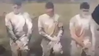 Soldados argentinos resultan lesionados en rito de iniciación donde les lanzan cal a la cara