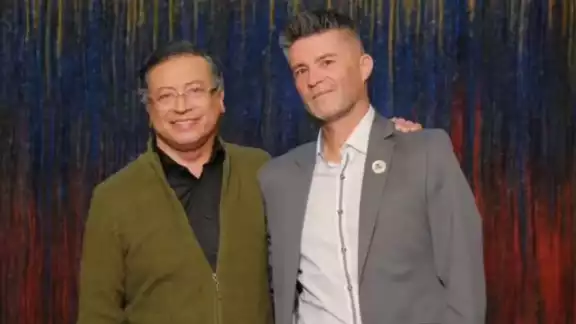 Gustavo Petro, presidente de Colombia y Augusto Ocampo, secretario jurídico de la Presidencia de Colombia