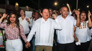 Joaquín Díaz Mena respalda a Raúl Alvarado Naal ante cambio de resultado en elecciones de Progreso: VIDEO