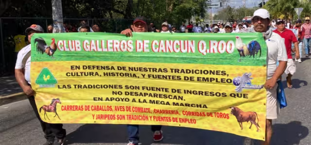 Club de galleros piden que se pueda realizar esta actividad en Quintana Roo