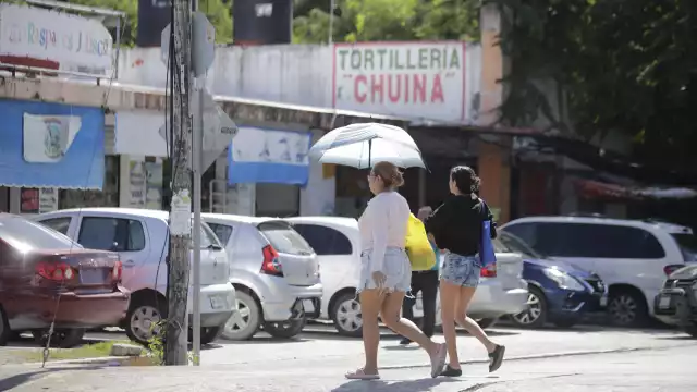 Aún con el pronostico de cero lluvias, se recomienda salir protegidos por los rayos del sol