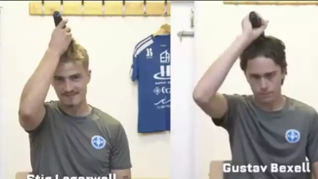 Sus compañeros mostraron solidaridad ante la enfermedad de su capitán