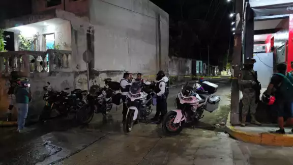 Elementos de diferentes fuerzas de seguridad llegaron al lugar.