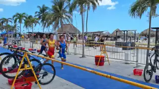 Delegación yucateca queda fuera del top 10 en el triatlón  de la Olimpiada Nacional 