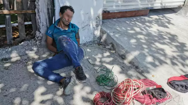 Hombre de 38 años fue golpeado y amarrado por ciudadanos en la colonia Salitral por presunto robo