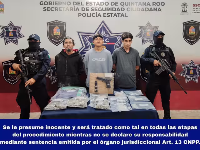 Detienen a narcomenudistas tras una persecusión en Chetumal.