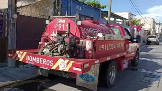 Fuga de gas en Ciudad del Carmen genera movilización del cuerpo bomberos 
