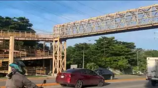 Ciudadanos piden nuevo cruce seguro tras desmantelamiento de puente peatonal